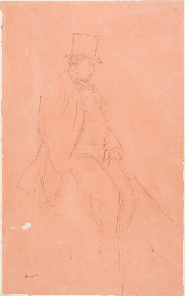 Gentleman Rider af Hilaire Germain Edgar Degas