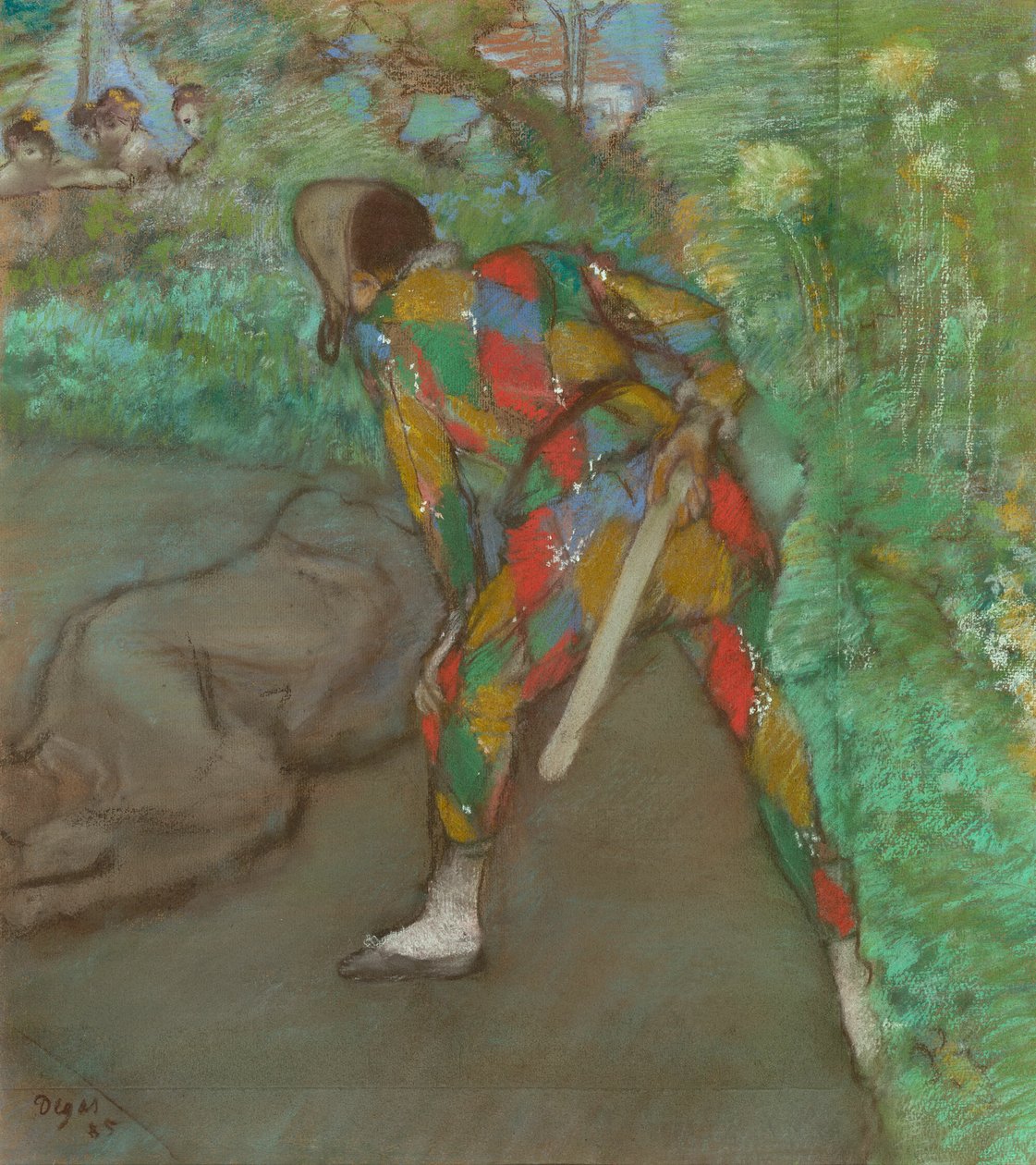 Harlekin af Hilaire Germain Edgar Degas