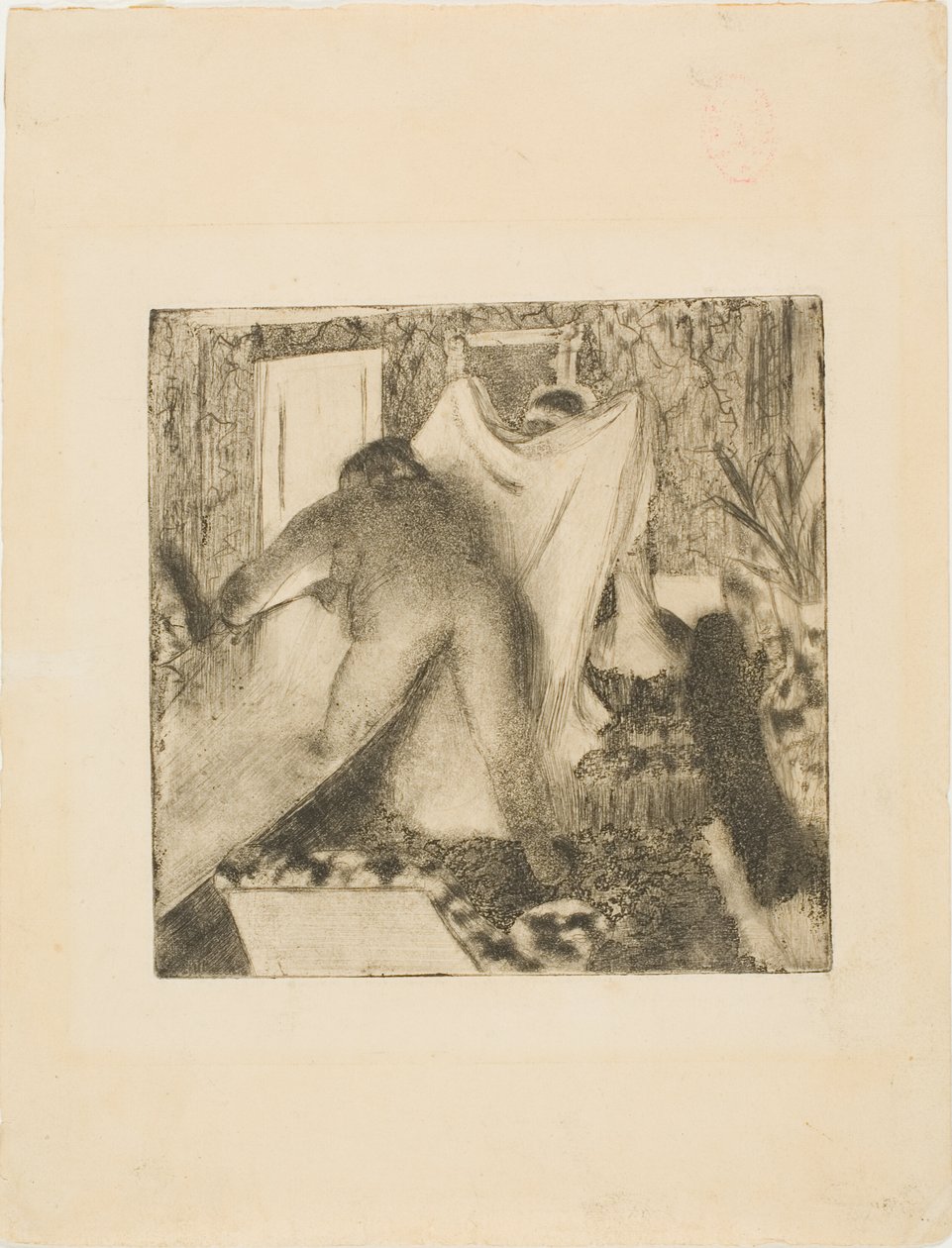 Forlader badet af Hilaire Germain Edgar Degas