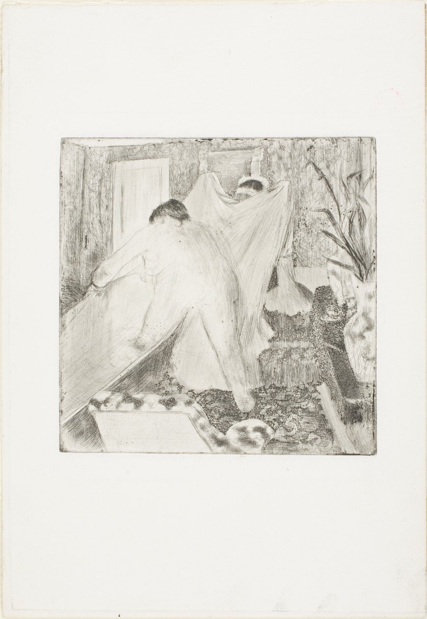Forlader badet af Hilaire Germain Edgar Degas