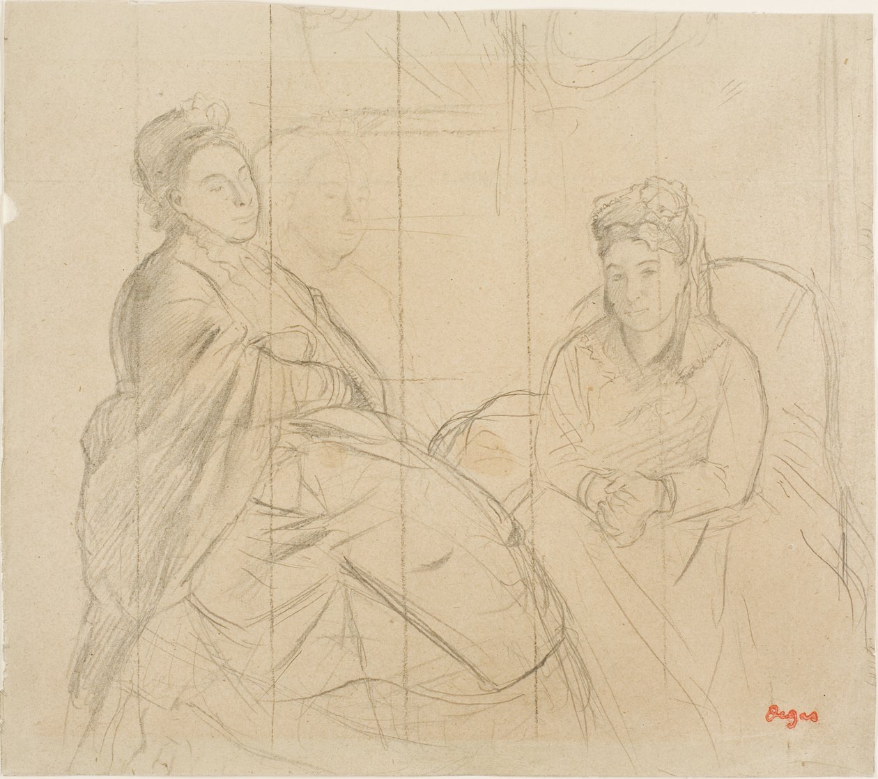 Madame Lisle og Madame Loubens af Hilaire Germain Edgar Degas