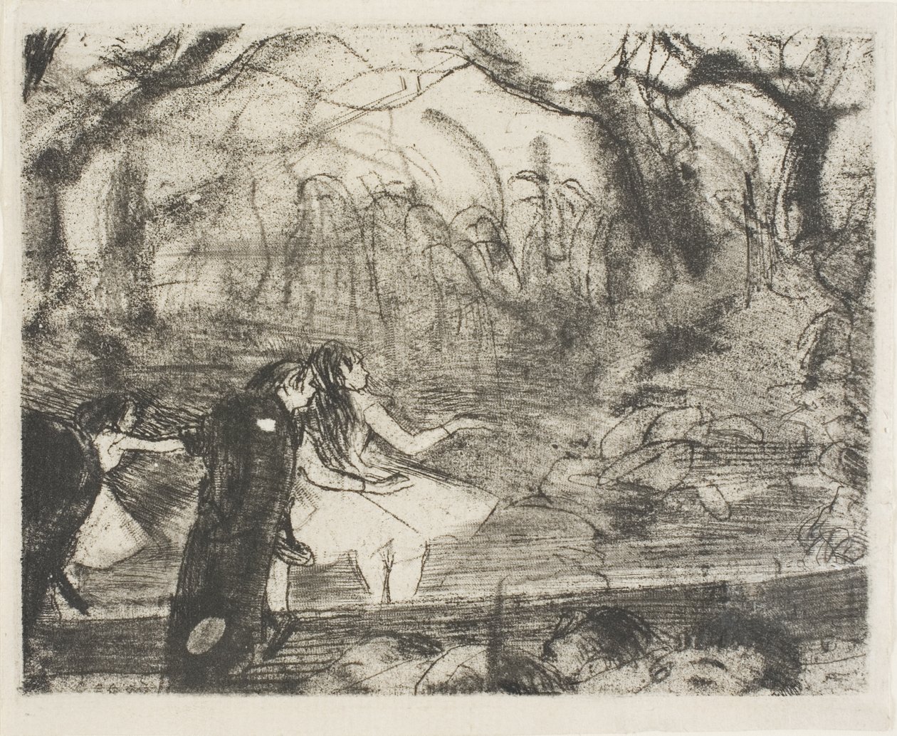 På scene III af Hilaire Germain Edgar Degas