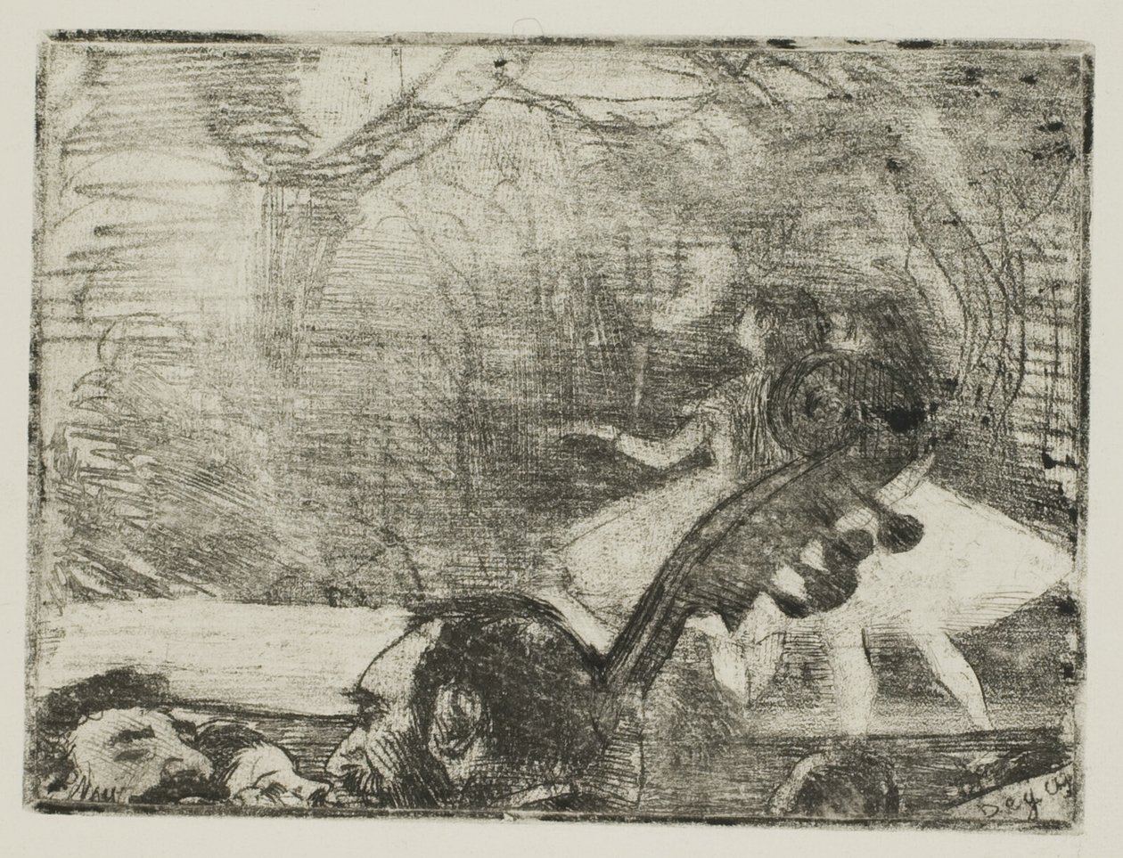 På scenen I af Hilaire Germain Edgar Degas