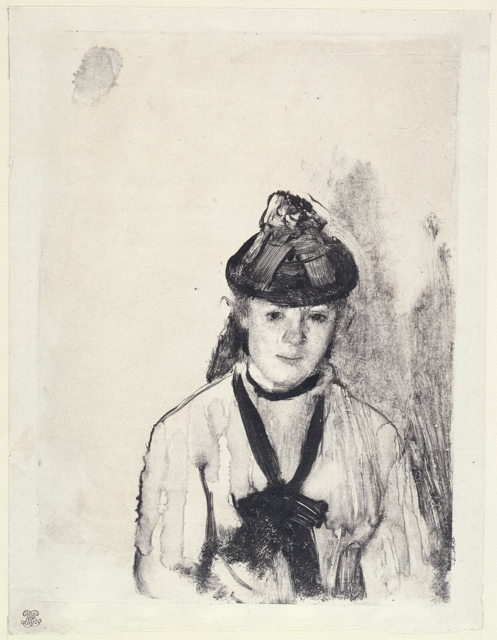 Portræt af Ellen Andrée af Hilaire Germain Edgar Degas