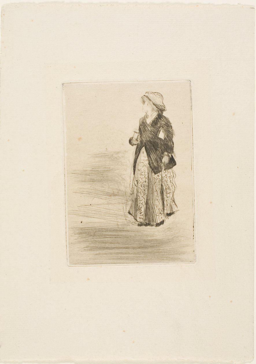 Skuespillerinden Ellen Andrée af Hilaire Germain Edgar Degas