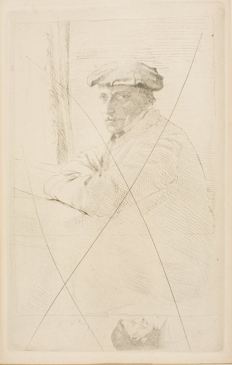 Graveren Joseph Tourny af Hilaire Germain Edgar Degas