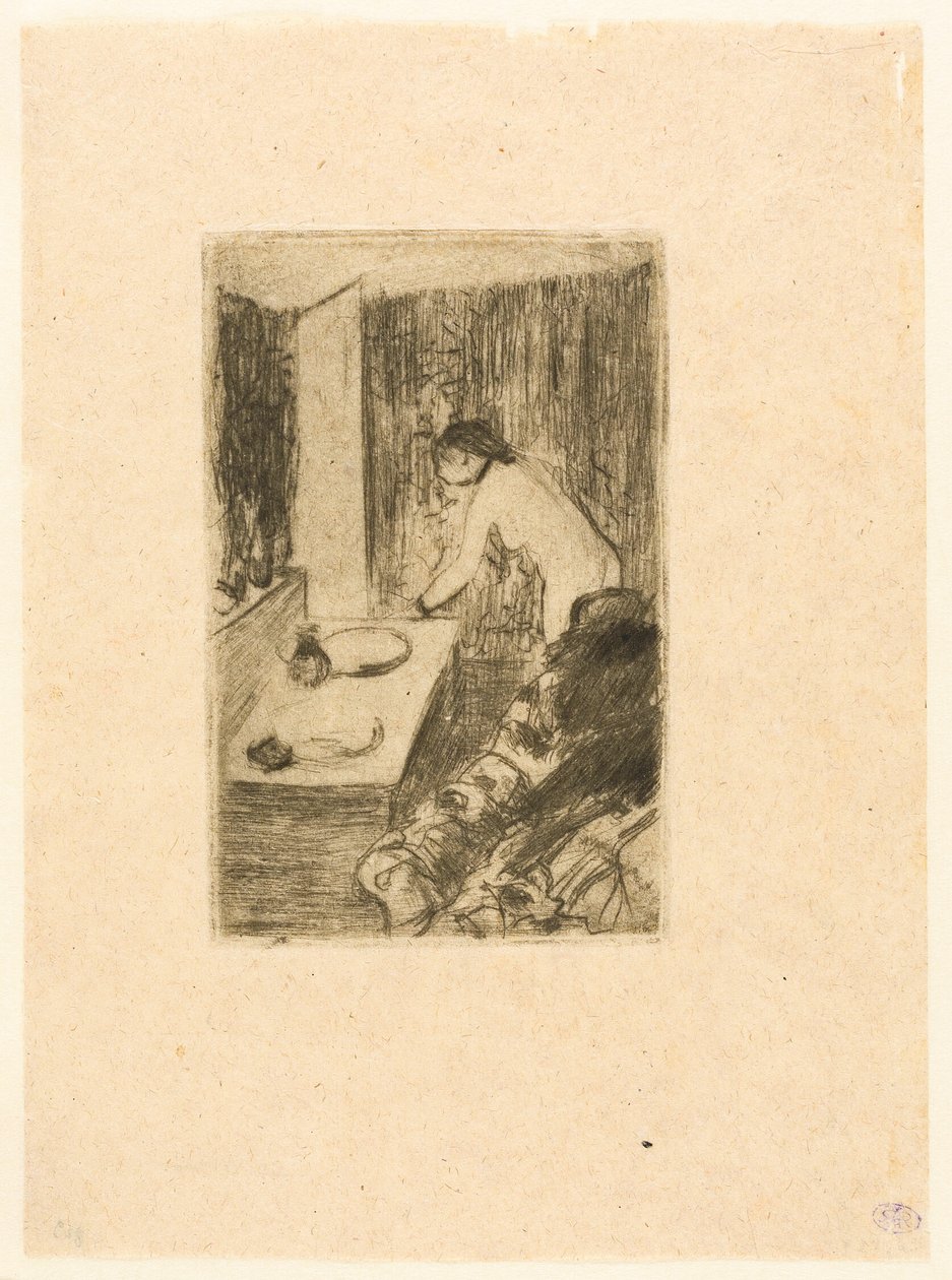 Det lille omklædningsrum af Hilaire Germain Edgar Degas