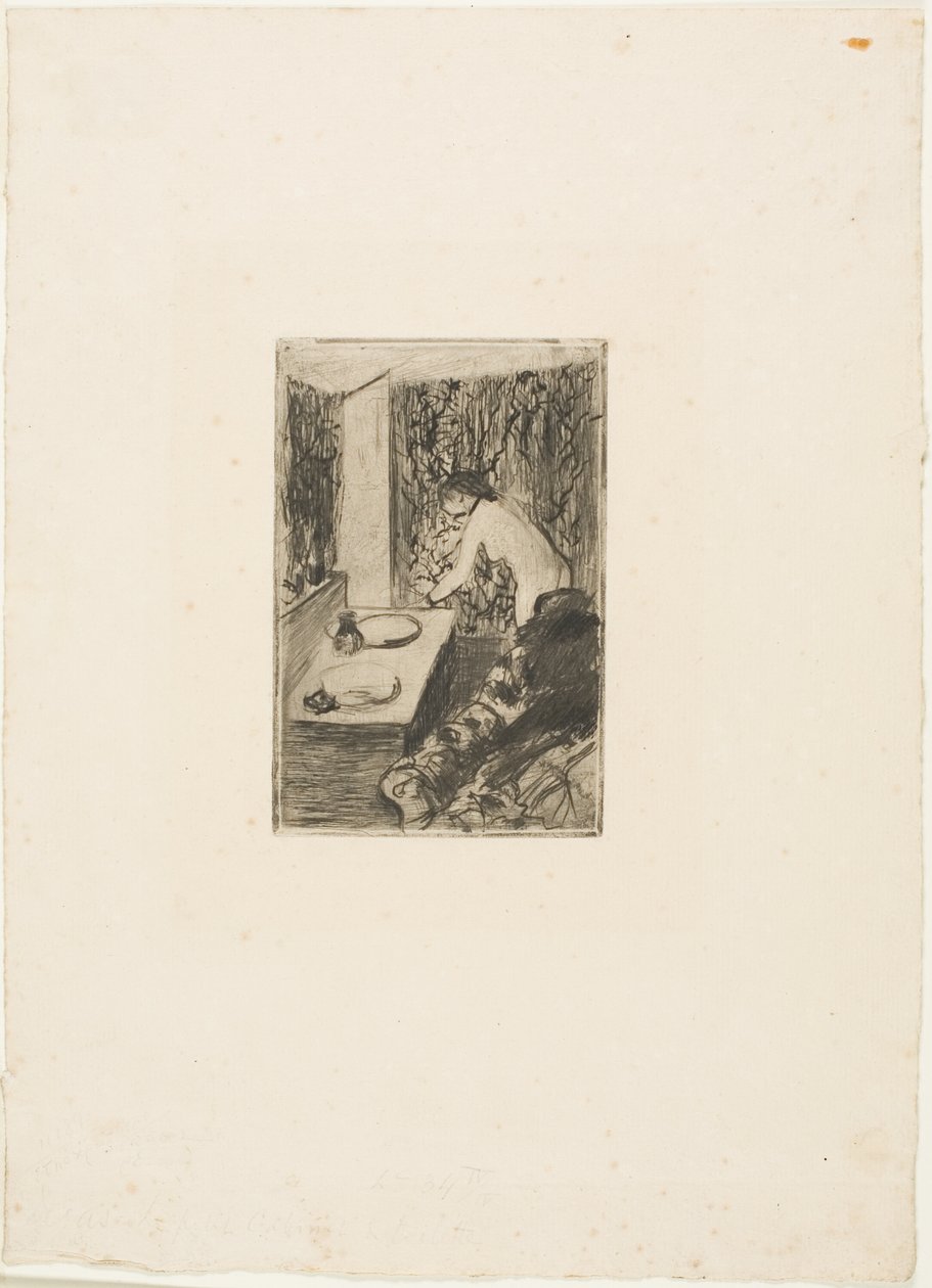 Det lille omklædningsrum af Hilaire Germain Edgar Degas