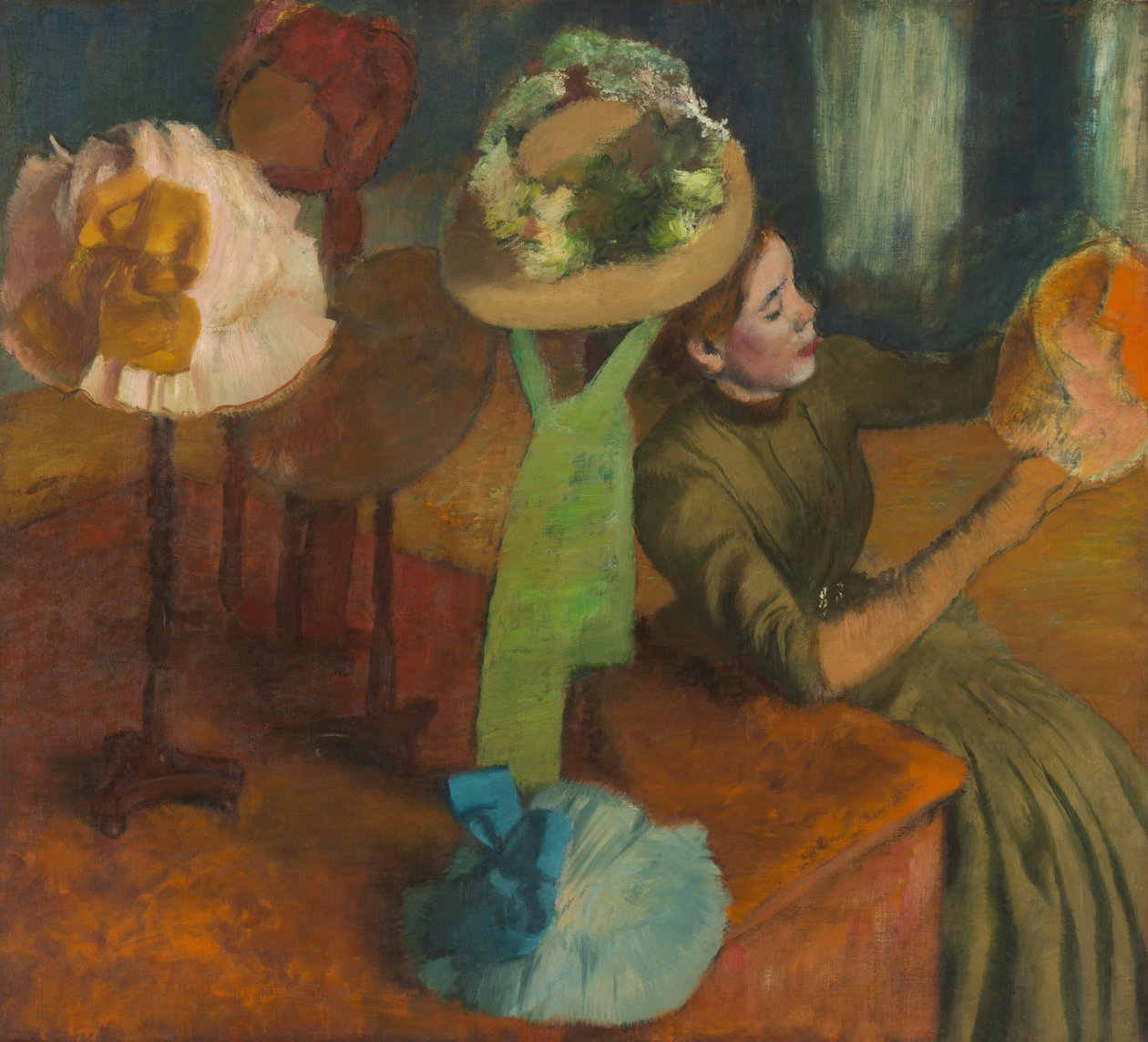 Butikken for modetøj af Hilaire Germain Edgar Degas