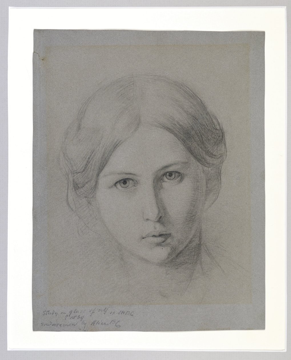Selvportræt, 1839 af Hilary Bonham Carter