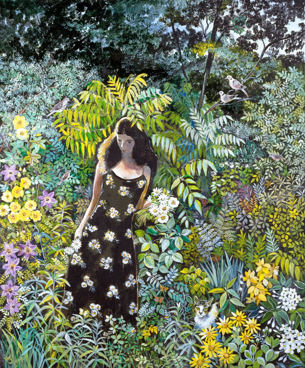 Jasmine og ven, 1996 af Hilary Jones