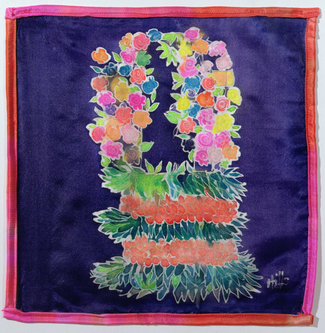Uden titel, 2005 (farvestoffer på silke) af Hilary Simon