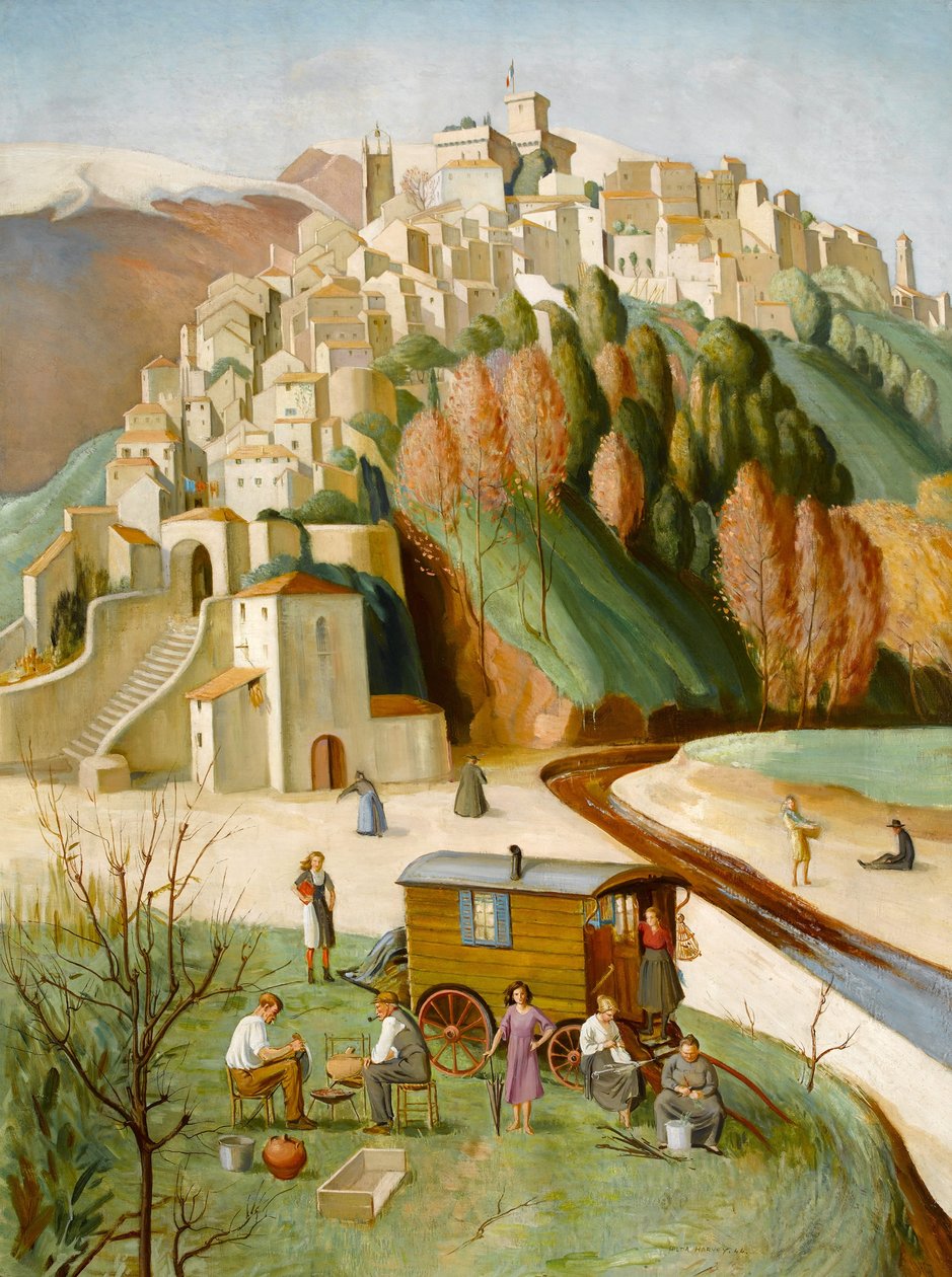 Cagnes Sur Mer, Den Franske Riviera, 1922-46 af Hilda Mary Harvey