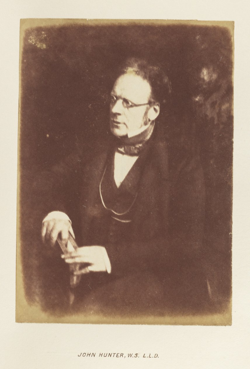 [John Hunter, W.S. L.L.D.]. af Hill and Adamson