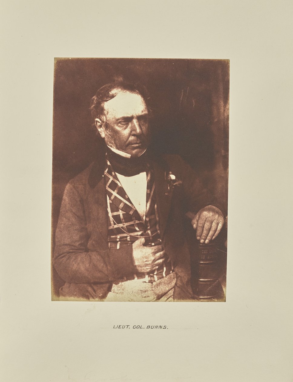 [Oberstløjtnant Burns] af Hill and Adamson