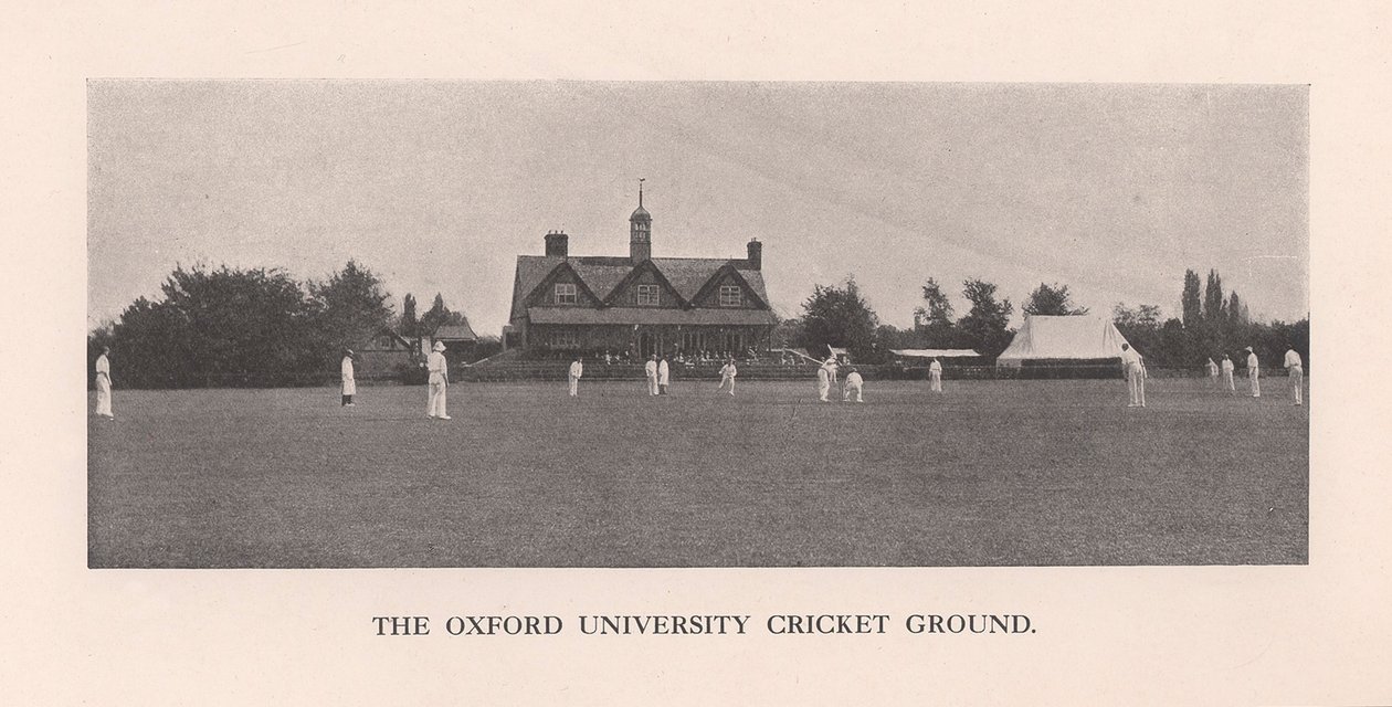 The Parks, cricketbane ved Oxford University, 1912 af Hills and Saunders