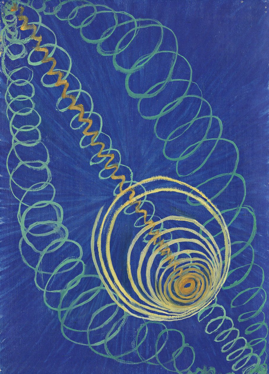 Gruppe I, Primordial Chaos, nr. 16, fra The WU/Rose Series af Hilma af Klint