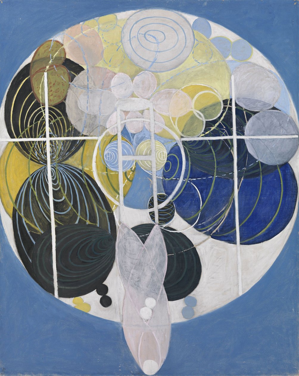 De store figurmalerier, nr. 5, gruppe III, Nøglen til alle værker til dato, WU/Rose-serien af Hilma af Klint