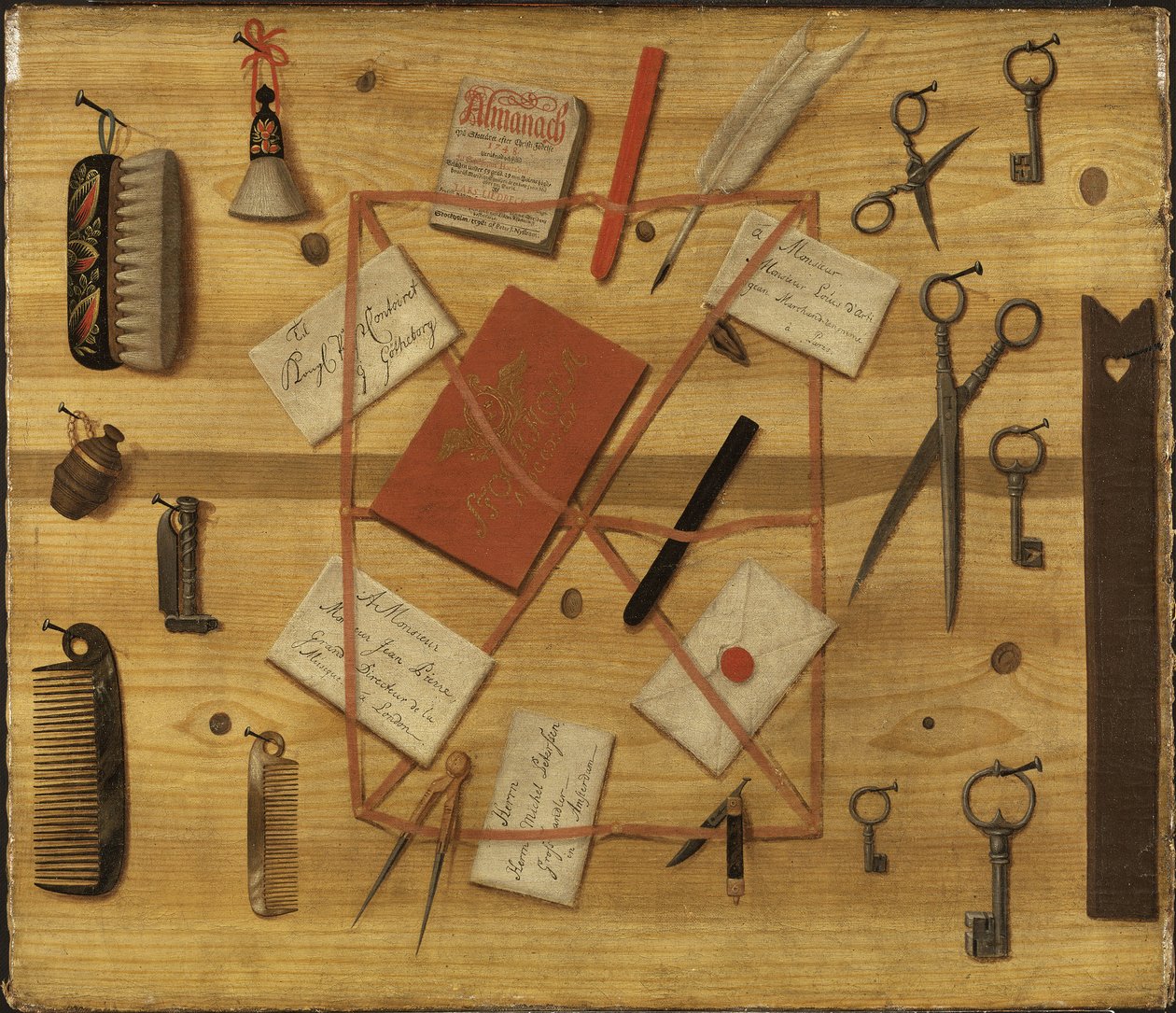 Ratelier a letters - Brevstativ. Trompe-l