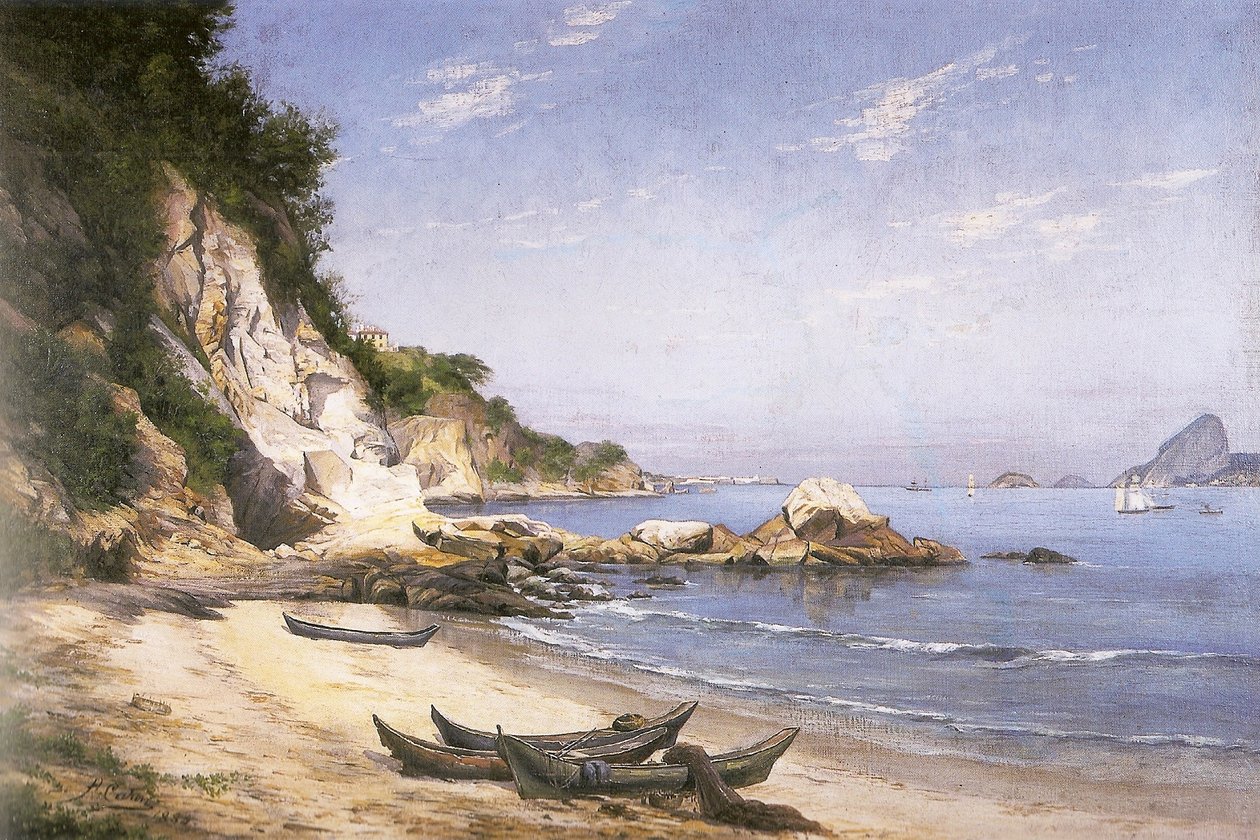 Boa Viagem Strand, Niteroi af Hipolito Boaventura Caron