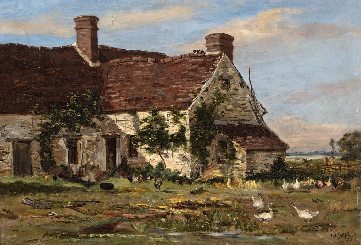 Kunstnerens sommerhus af Hippolyte Camille Delpy