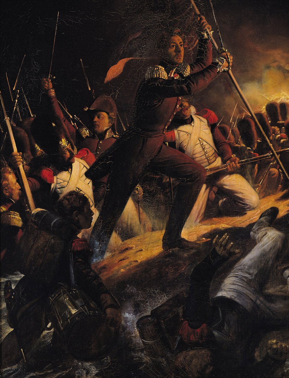Charles-Amedee-Albert de Savoie, Prince de Carignan (1798-1849) ledede angrebet ved belejringen af Trocadero, 31. august 1823, 1828 af Hippolyte Delaroche