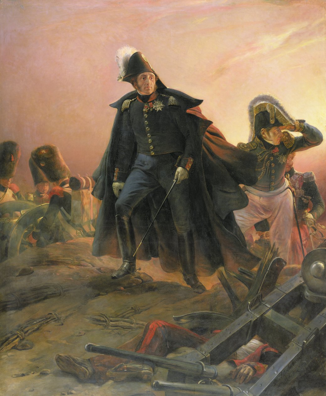 Hertug af Angouleme ved erobringen af Trocadero, 31. august 1823, 1828 af Hippolyte Delaroche