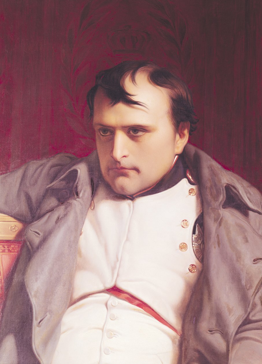 Napoleon (1769-1821) efter sin abdikation (detaljer fra 157912) af Hippolyte Delaroche