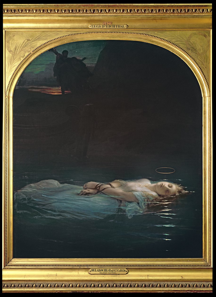 Den unge martyr, 1855 af Hippolyte Delaroche