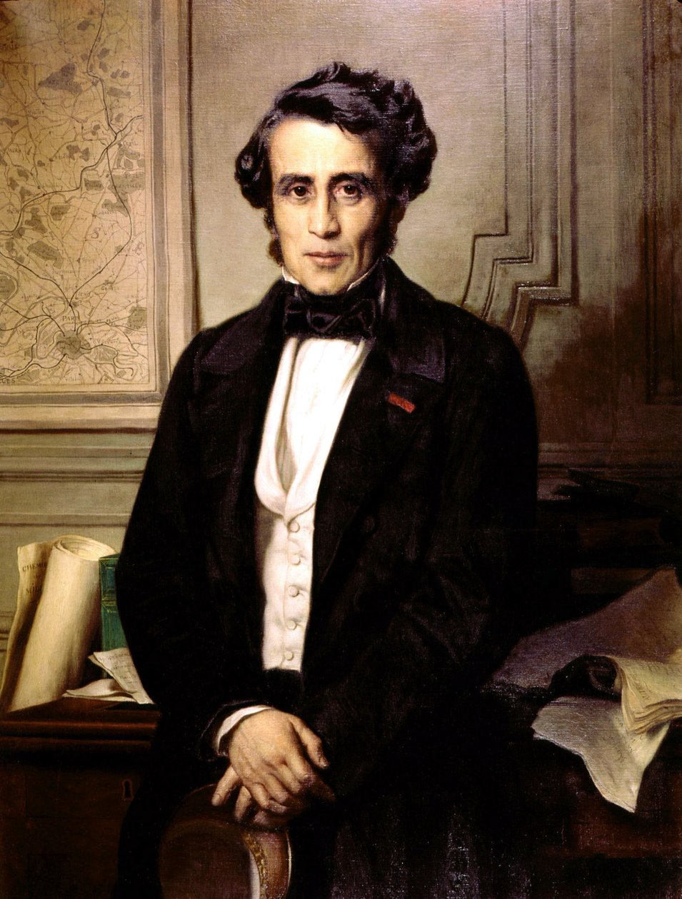 Emile Pereire af Hippolyte (1797 1856) (after) Delaroche