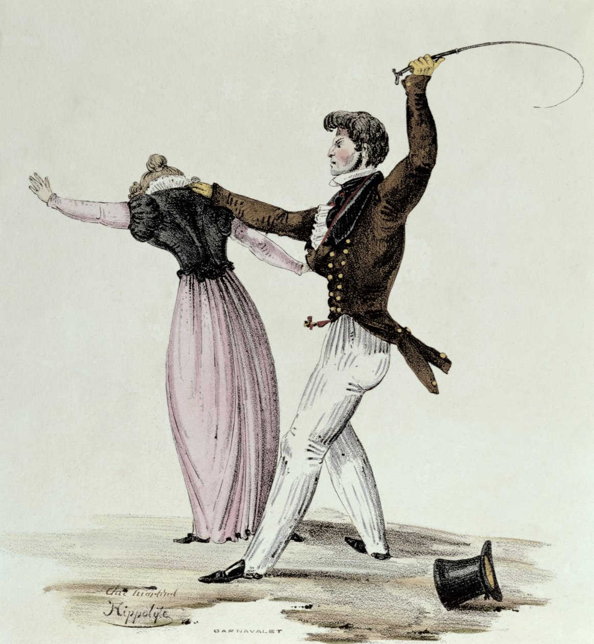 Kunsten at gøre sig elsket af sin kone, ca. 1825 af Hippolyte