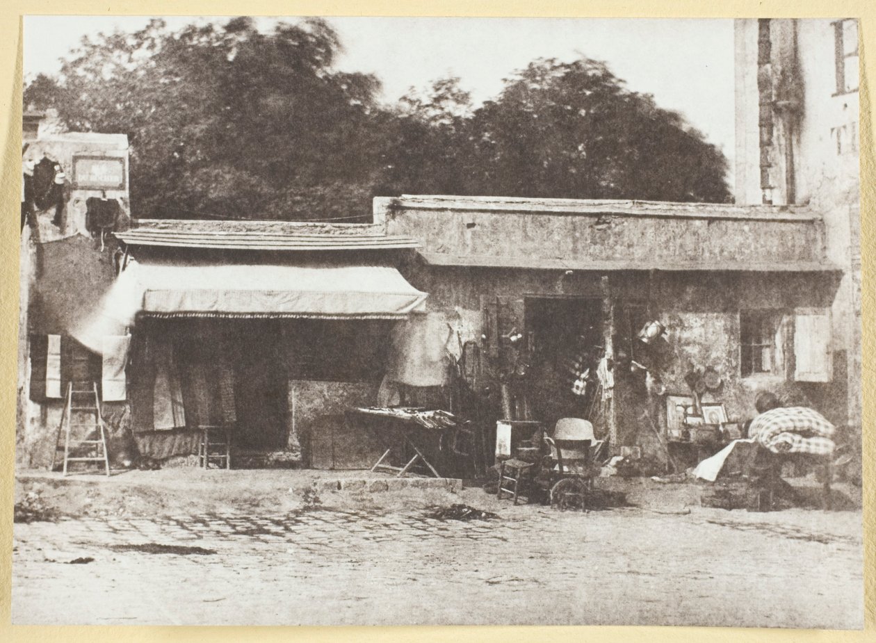Brocanteurs rue de Rocher af Hippolyte Bayard