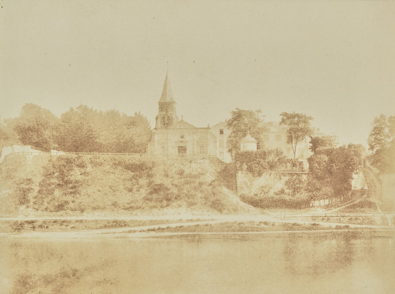 [Kirke og Chatêau i Saint-Ouen]. af Hippolyte Bayard