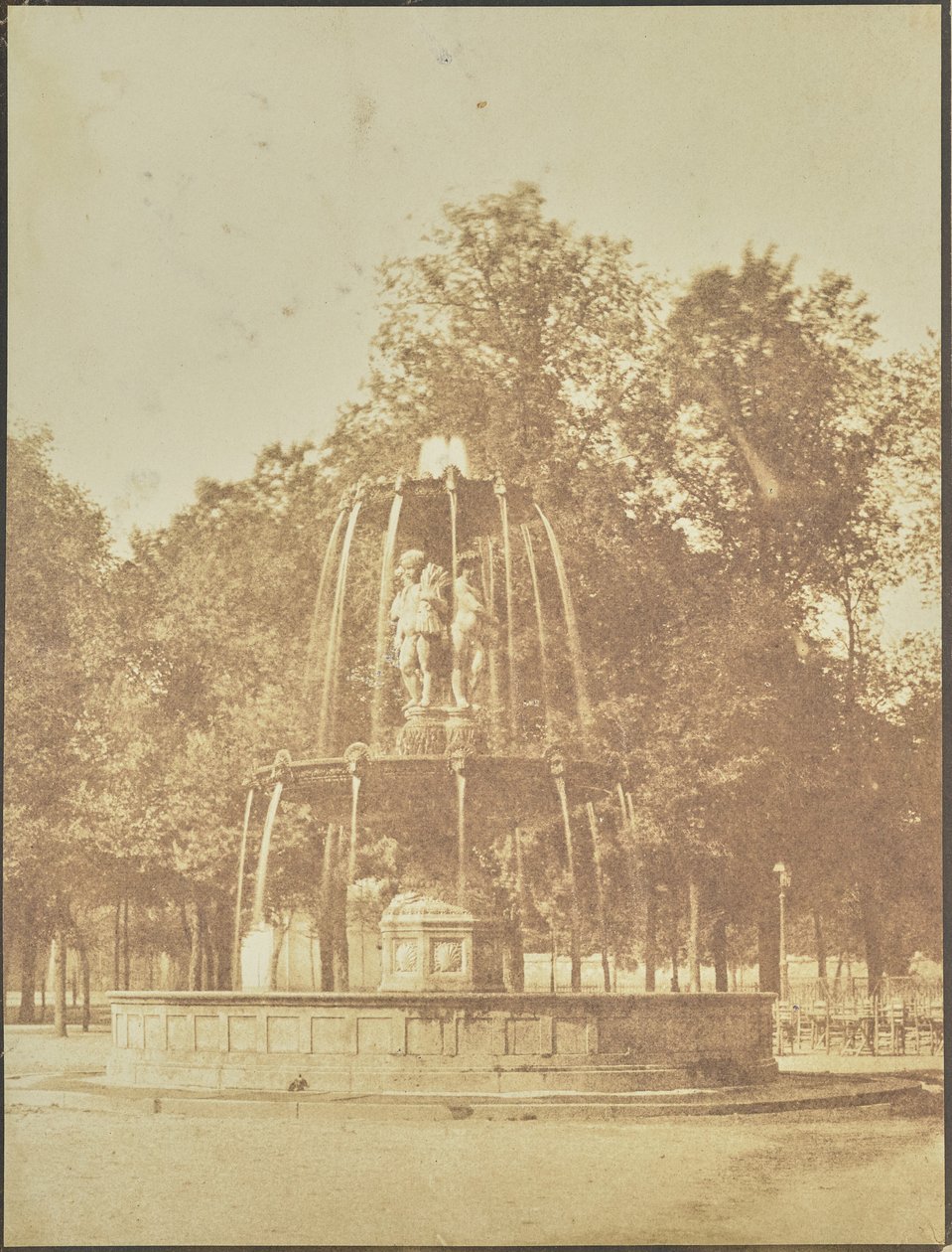 [Fontæne af de fire årstider af Jean-Auguste Barre]. af Hippolyte Bayard