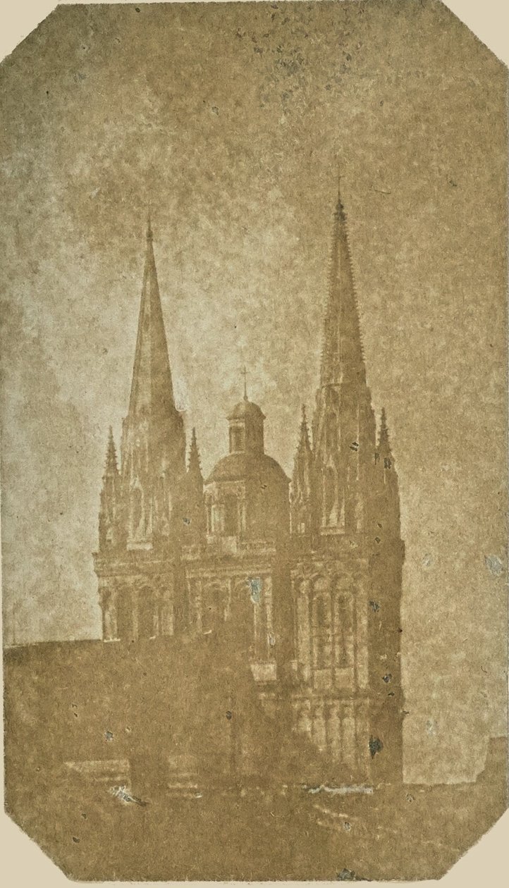 [Spir på Saint Maurice-katedralen, Angers] af Hippolyte Bayard