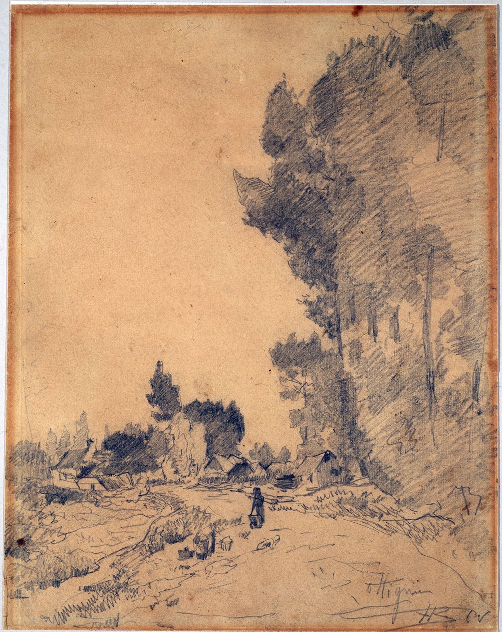 Landschaft in Ottignies af Hippolyte Boulenger
