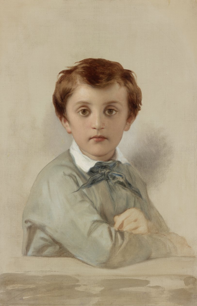 Portræt af Philippe-Grégoire Delaroche, kunstnerens yngre søn, 1851 af Hippolyte Delaroche