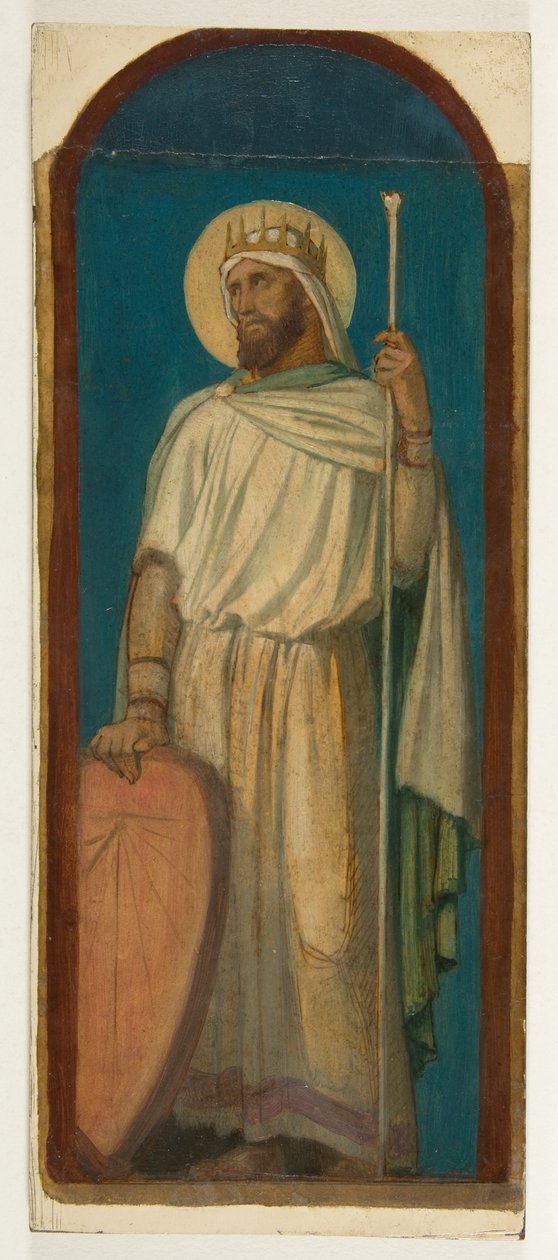 Hiskia, König von Juda af Hippolyte Flandrin