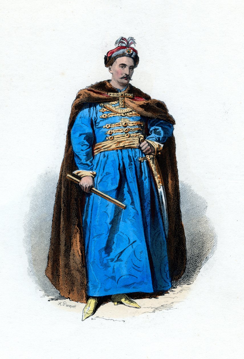 John III Sobieski, konge af Polen og storhertug af Litauen, 1800-tallet. af Hippolyte Louis Emile Pauquet