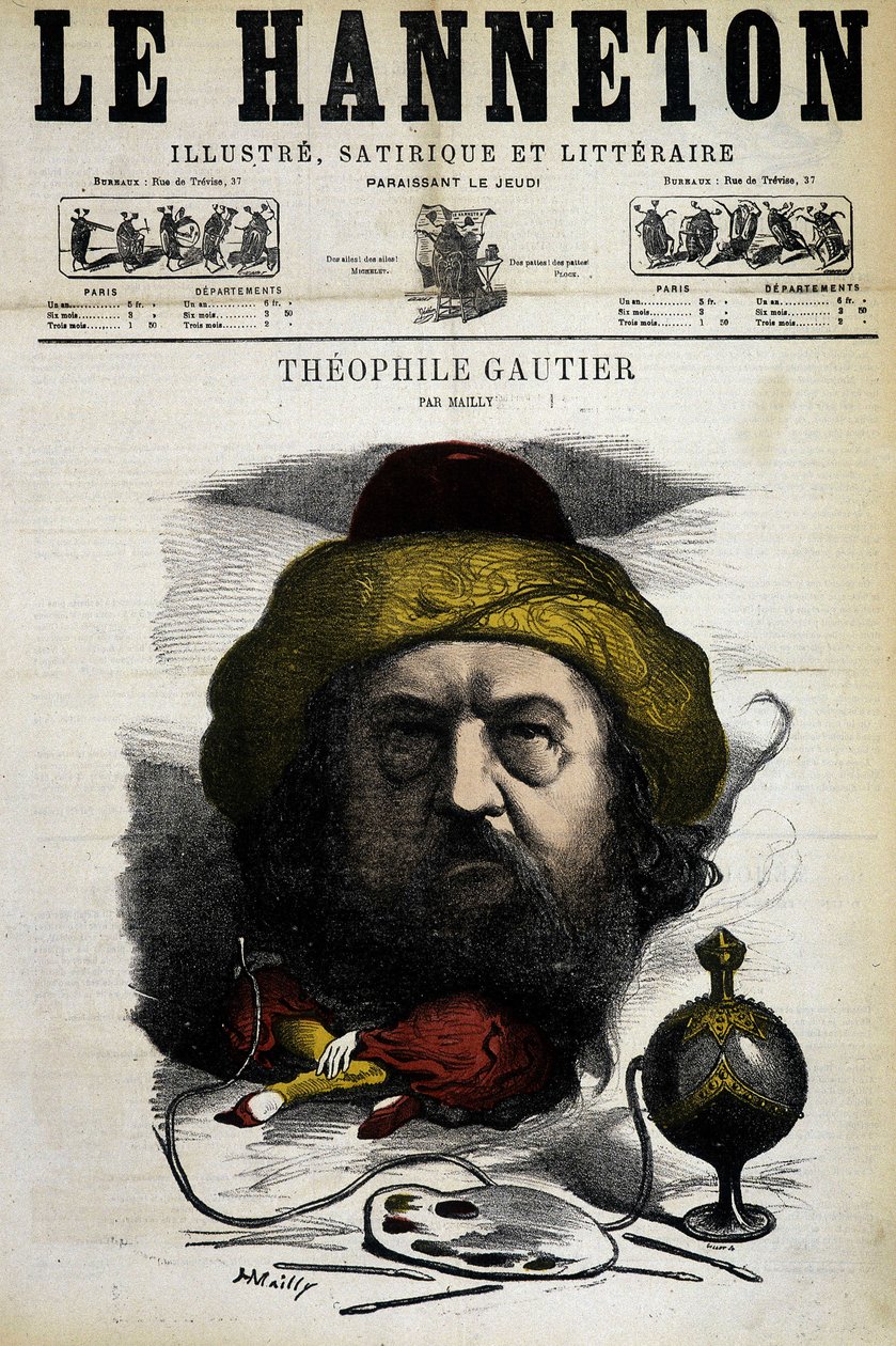 Théophile Gautier - af Mailly, i "" Le Hanneton""" af 09/05/1867 af Hippolyte Mailly