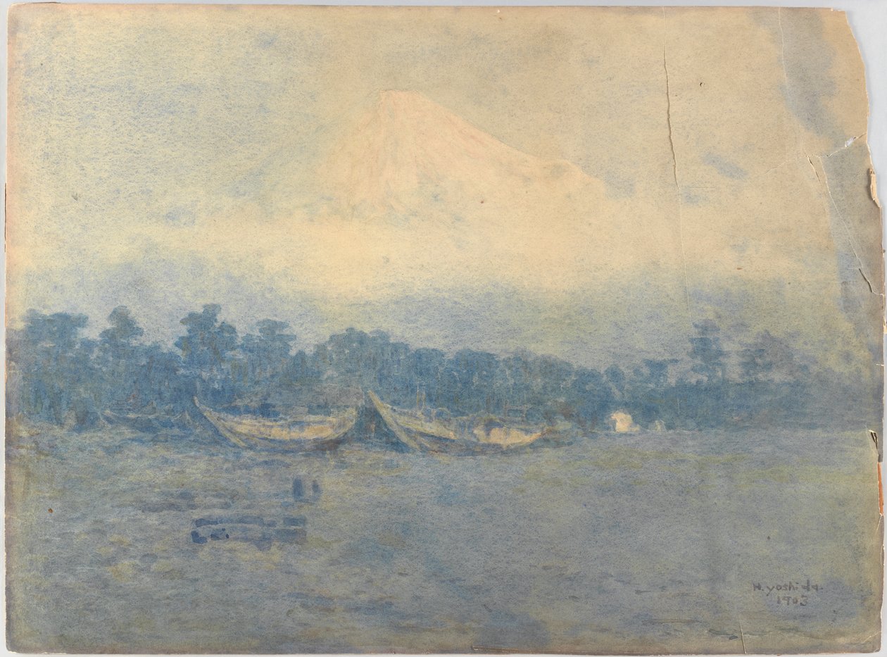 Fujibjerget af Hiroshi Yoshida