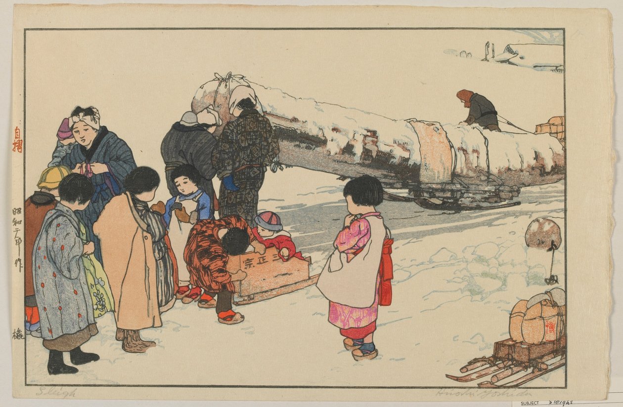 Slæde, Showa-æra af Hiroshi Yoshida