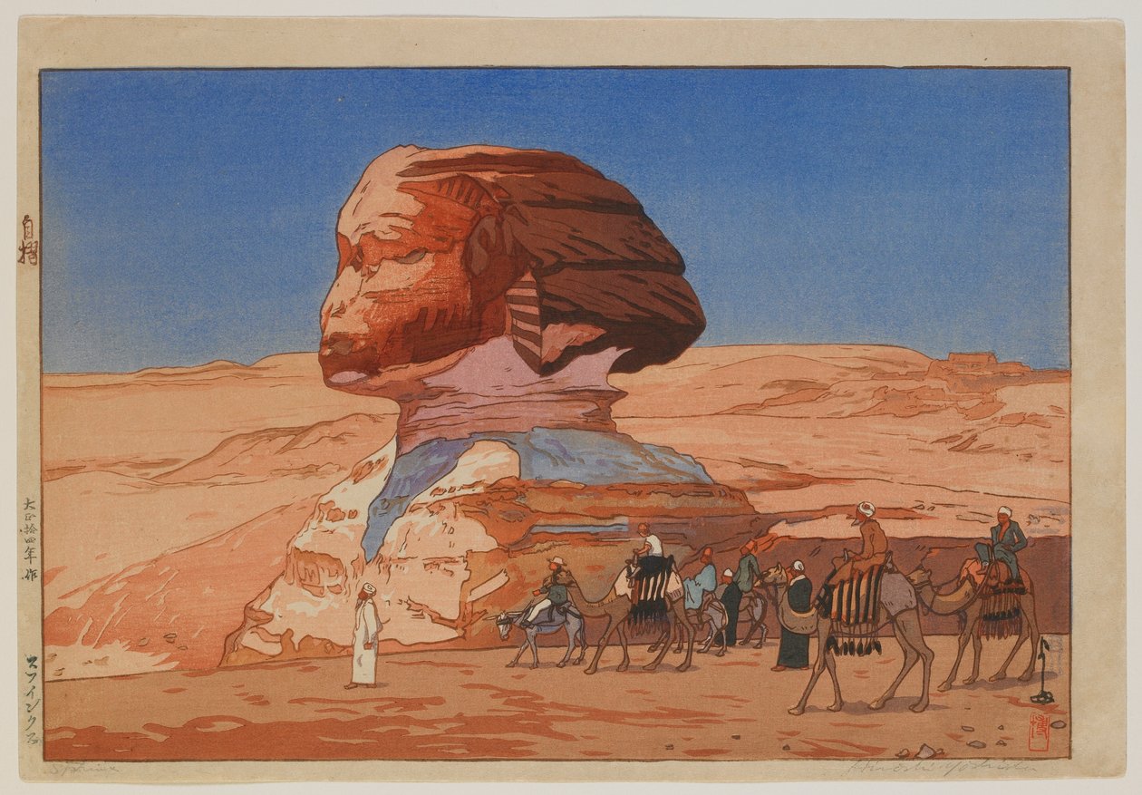 Sphinx - Dag, Taisho-æra af Hiroshi Yoshida