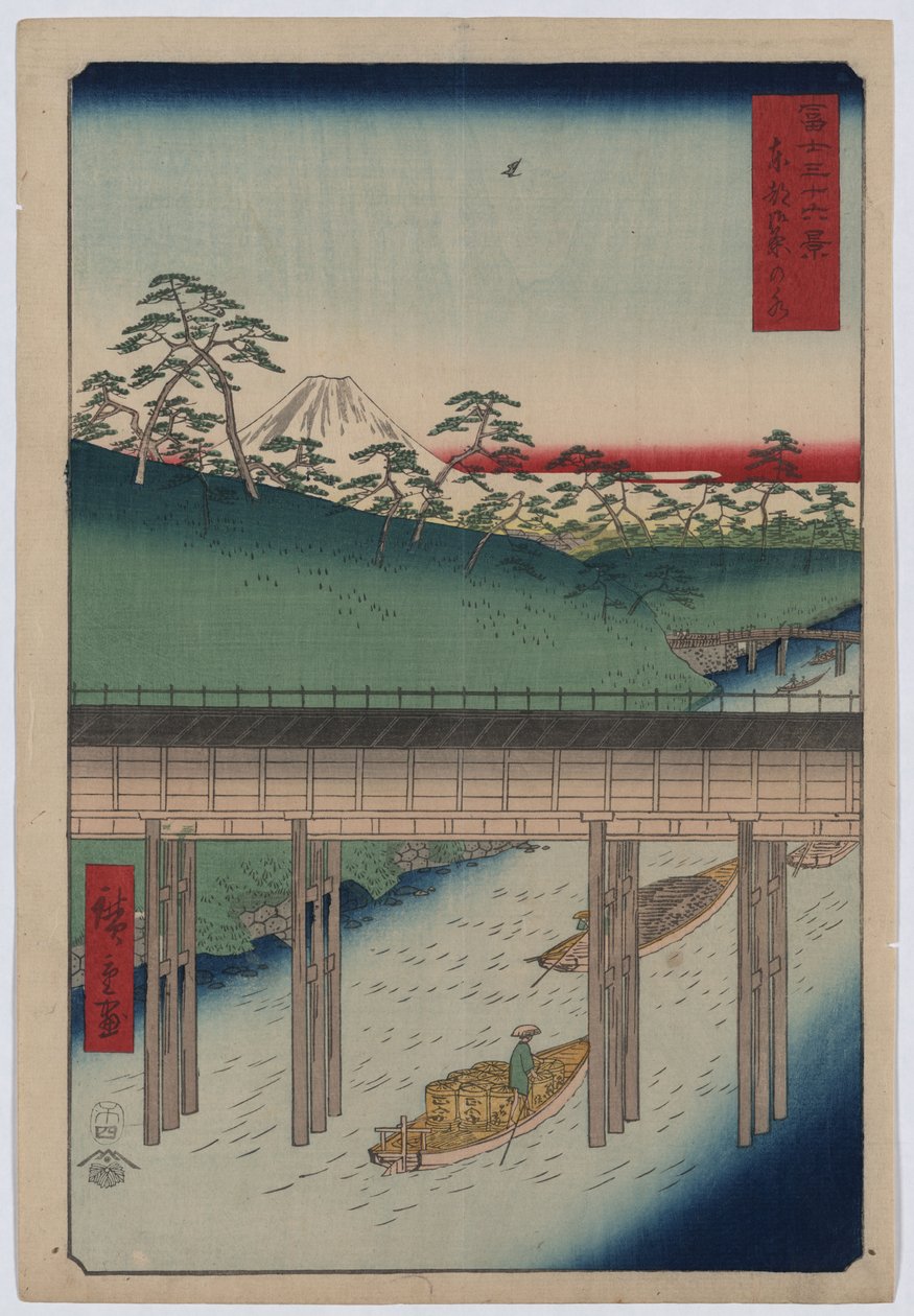 5. Ochanomizu af Utagawa Hiroshige