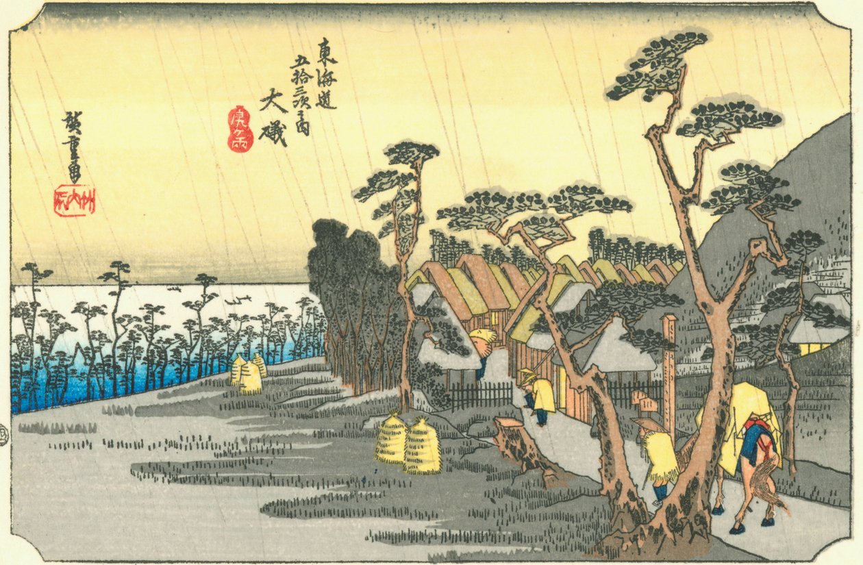 jeg kan mærke det af Utagawa Hiroshige