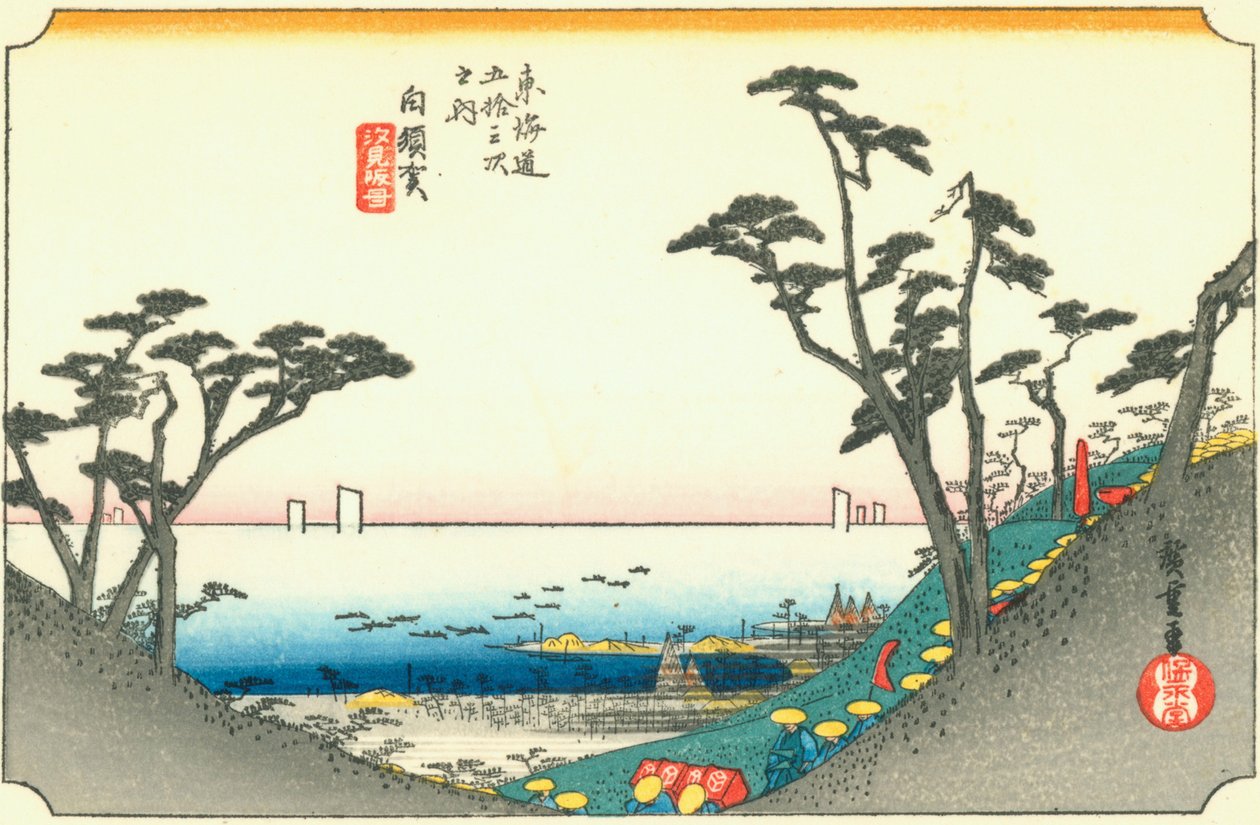 Shirasuka af Hiroshige