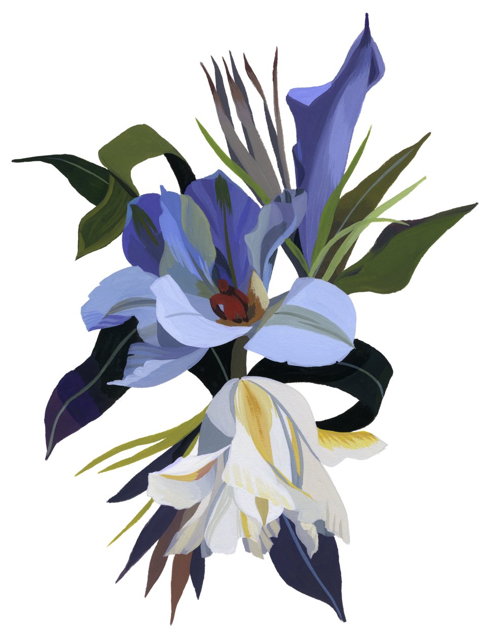 En imaginær blomst baseret på tulipanmotivet. af Hiroyuki Izutsu