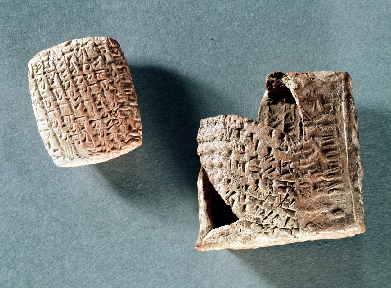 Kappadokisk brev og konvolut, fra Tyrkiet, 2000-1800 f.Kr. (keramik) af Hittite