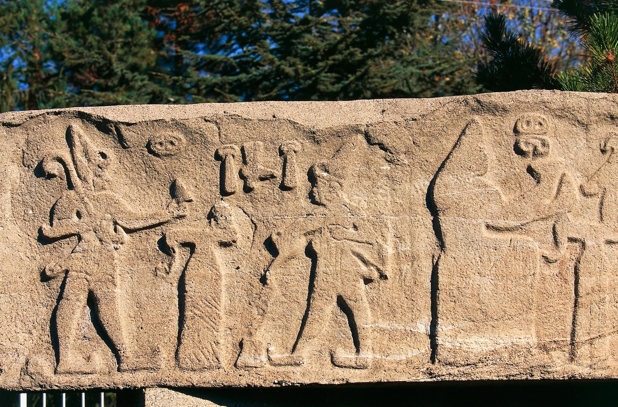 Basrelief fra Kultepe (Kanesh), Kappadokien, Tyrkiet, hettitiske civilisation, 3. årtusinde f.Kr. af Hittite