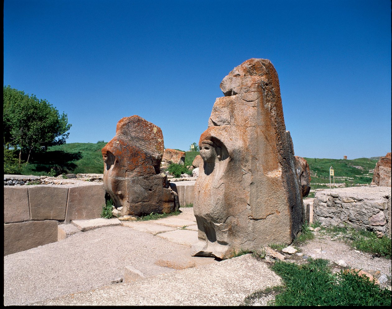 Udsigt over Sfinxens port af Hittite Hittite